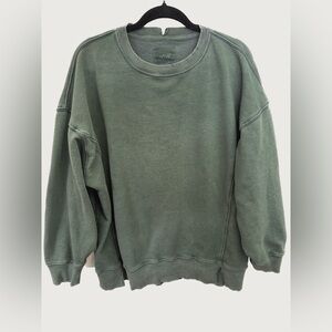 AERIE | Washed green Crewneck Sweatshirt